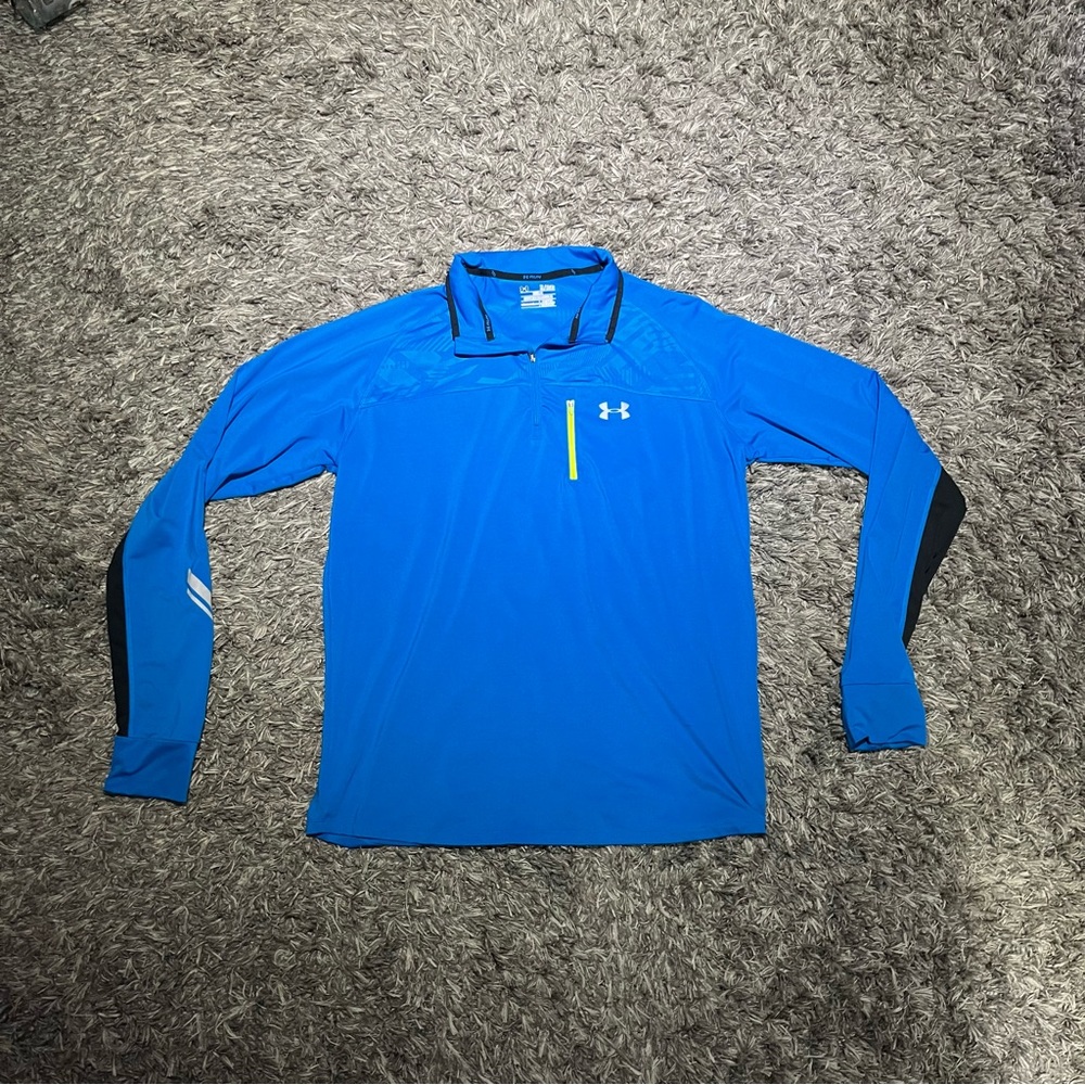 Blue Under Armour Run Quarter-zip